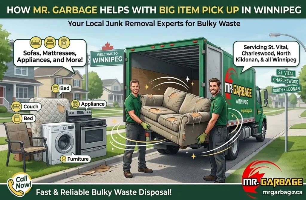 How Mr. Garbage Helps With Big Item Pick Up in Winnipeg